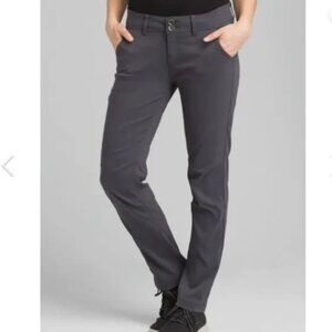 🌿 prAna Halle Pant in Dark Charcoal | Size 4 | Low Rise Straight Leg